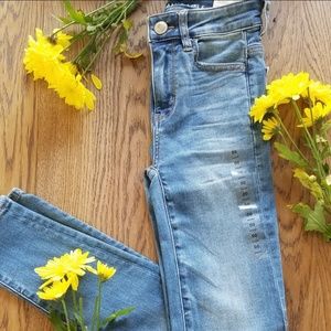 American eagle high waisted skinny jeans